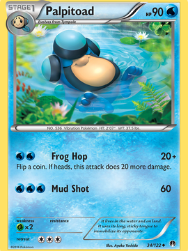 Palpitoad (34/122) [XY: BREAKpoint]