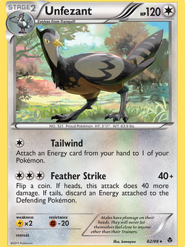 Unfezant (82/98) [Black & White: Emerging Powers]