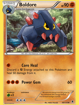 Boldore (49/119) [XY: Phantom Forces]