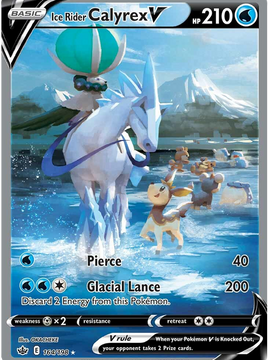 Ice Rider Calyrex V (164/198) [Sword & Shield: Chilling Reign]