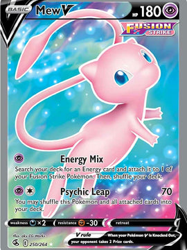 Mew V (250/264) [Sword & Shield: Fusion Strike]