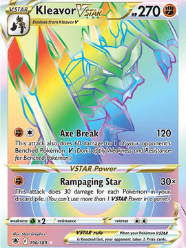 Kleavor VSTAR (196/189) [Sword & Shield: Astral Radiance]