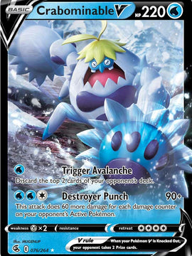 Crabominable V (076/264) [Sword & Shield: Fusion Strike]