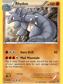 Rhydon (61/146) [XY: Base Set]