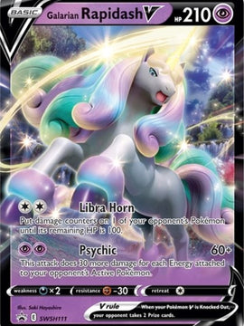 Galarian Rapidash V (SWSH111) [Sword & Shield: Black Star Promos]