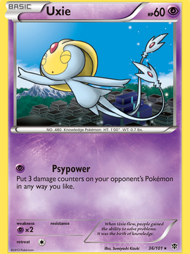 Uxie (36/101) [Black & White: Plasma Blast]