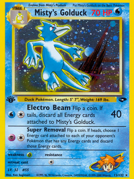 Misty's Golduck (12/132) [Gym Challenge 1st Edition]