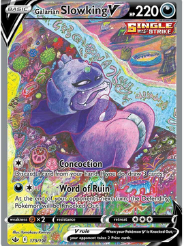 Galarian Slowking V (179/198) [Sword & Shield: Chilling Reign]