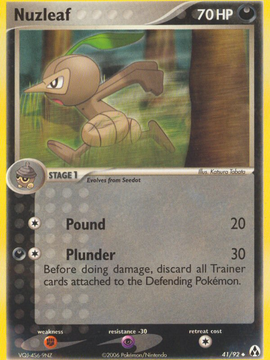 Nuzleaf (41/92) [EX: Legend Maker]
