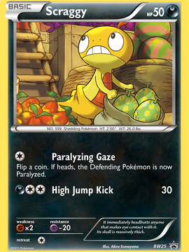 Scraggy (BW25) [Black & White: Black Star Promos]