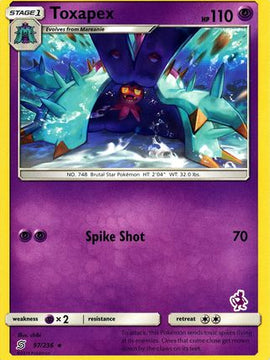Toxapex (97/236) (Mewtwo Deck) [Battle Academy 2020]