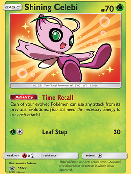 Shining Celebi (SM79) [Sun & Moon: Black Star Promos]