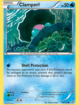 Clamperl (49/160) [XY: Primal Clash]