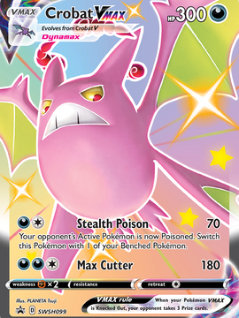 Crobat VMAX (SWSH099) [SWSH Black Star Promos] Holofoil