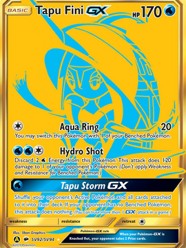 Tapu Fini GX (SV92/SV94) [Sun & Moon: Hidden Fates - Shiny Vault]
