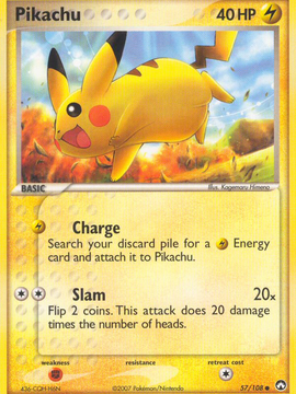 Pikachu (57/108) [EX: Power Keepers]