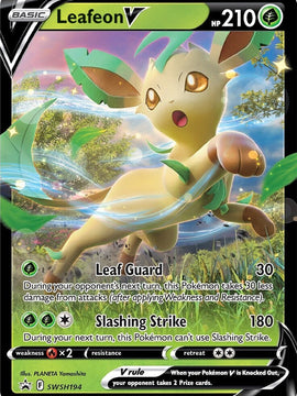 Leafeon V (SWSH194) [Sword & Shield: Black Star Promos]