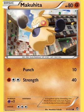 Makuhita (51/111) [XY: Furious Fists]