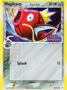 Magikarp (69/110) (Delta Species) (Stamped) [EX: Holon Phantoms]
