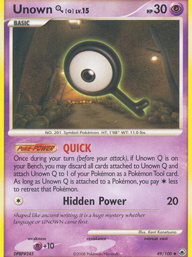 Unown Q (49/100) [Diamond & Pearl: Majestic Dawn]