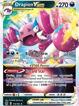 Drapion VSTAR (119/196) [Sword & Shield: Lost Origin]