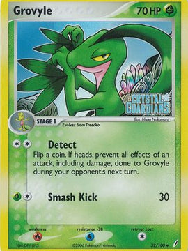 Grovyle (32/100) (Stamped) [EX: Crystal Guardians]