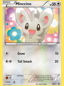 Minccino (BW13) (Cracked Ice Holo) [Black & White: Black Star Promos]