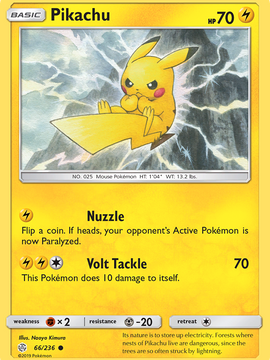 Pikachu (66/236) [Sun & Moon: Cosmic Eclipse]