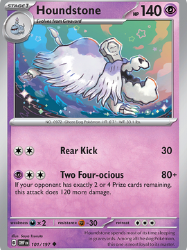 Houndstone (101/197) [Scarlet & Violet: Obsidian Flames]