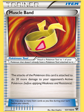 Muscle Band (121/146) [XY: Base Set]