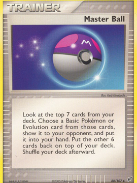 Master Ball (88/107) [EX: Deoxys]