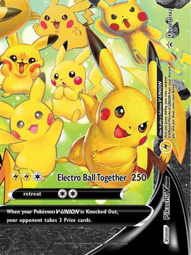 Pikachu V-UNION (SWSH142) (Celebrations) [Sword & Shield: Black Star Promos]