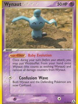 Wynaut (71/92) [EX: Legend Maker]