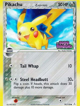 Pikachu (79/110) (Delta Species) (Stamped) [EX: Holon Phantoms]