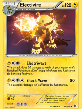 Electivire (54/149) [Black & White: Boundaries Crossed]