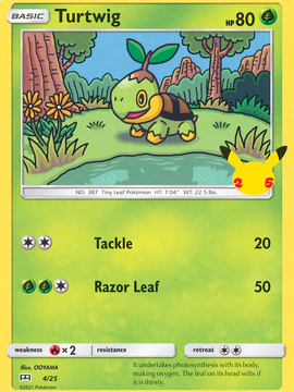 Turtwig (4/25) [McDonald's 25th Anniversary]