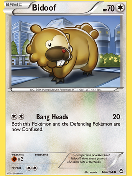 Bidoof (106/124) [Black & White: Dragons Exalted]