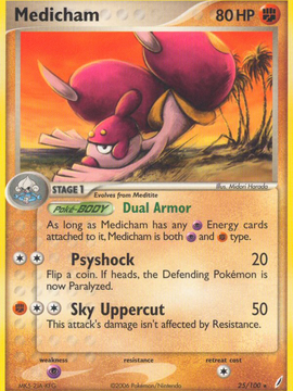 Medicham (25/100) [EX: Crystal Guardians]