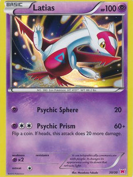 Latias (30/30) [XY: Trainer Kit 2 - Latias]