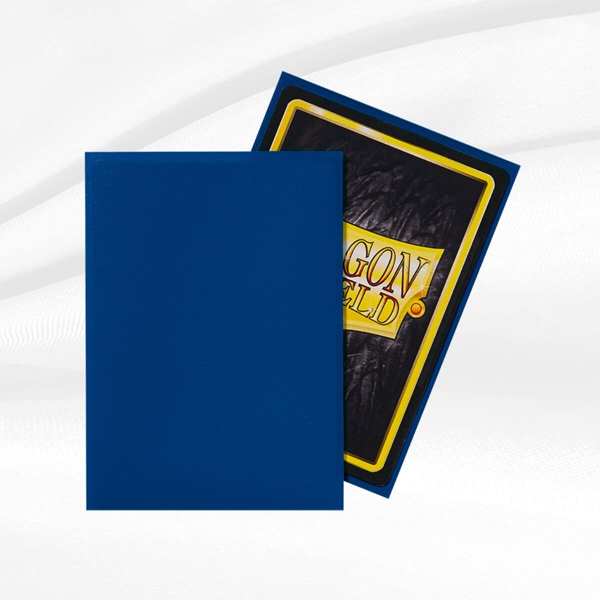 Matte Blue Dragon Shield Sleeves (100 Count) | Danireon Cards & Games