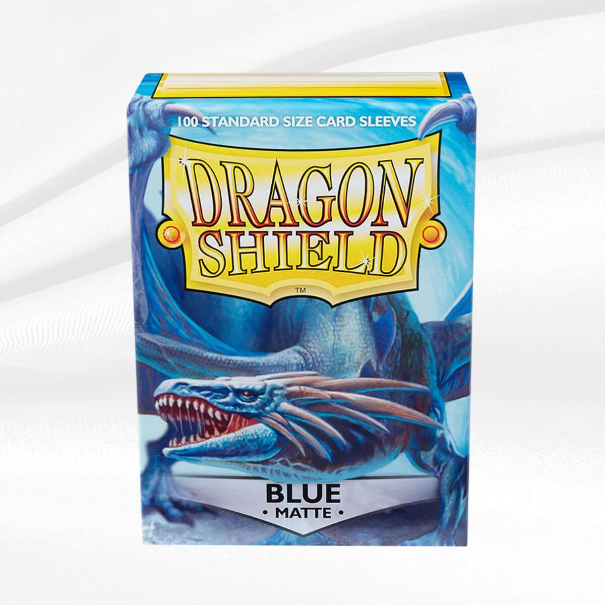 Matte Blue Dragon Shield Sleeves (100 Count) | Danireon Cards & Games
