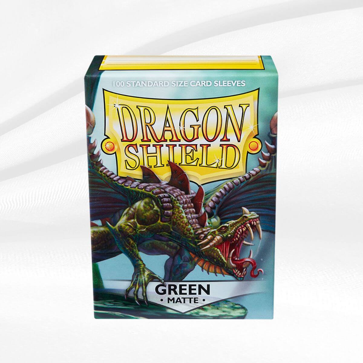 Matte Green Dragon Shield Sleeves (100 Count) | Danireon Cards & Games