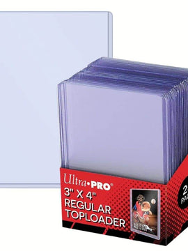 25 Pack Ultra Pro Card Toploaders (3