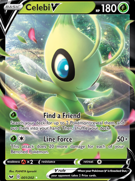 Celebi V (001/202) [Sword & Shield: Base Set]