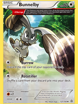 Bunnelby (121/160) [XY: Primal Clash]