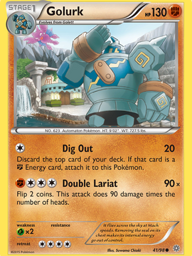 Golurk (41/98) [XY: Ancient Origins]