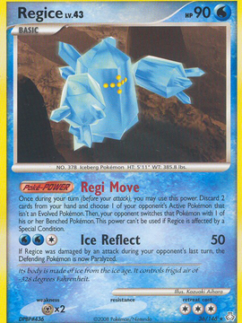 Regice (36/146) [Diamond & Pearl: Legends Awakened]