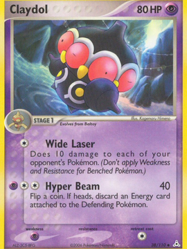 Claydol (38/110) [EX: Holon Phantoms]