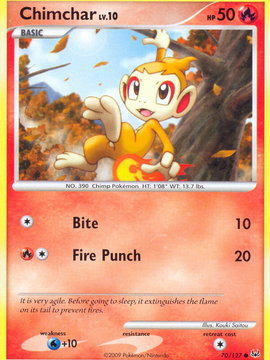Chimchar (70/127) [Platinum: Base Set]