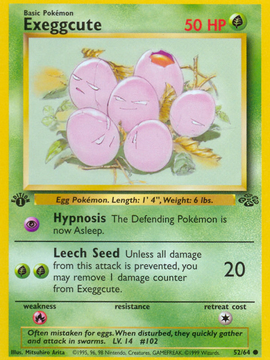 Exeggcute (52/64) [Jungle 1st Edition]